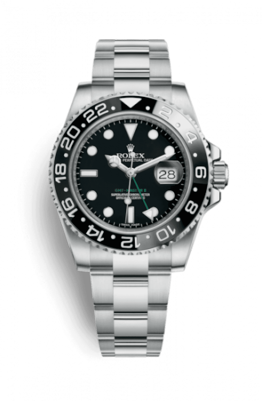 Rolex GMT Master II Stainless Steel 40mm Automatic Oyster Black Dial Black Ceramic Bezel - Pre-Owned
Ref. 116710LN-0001