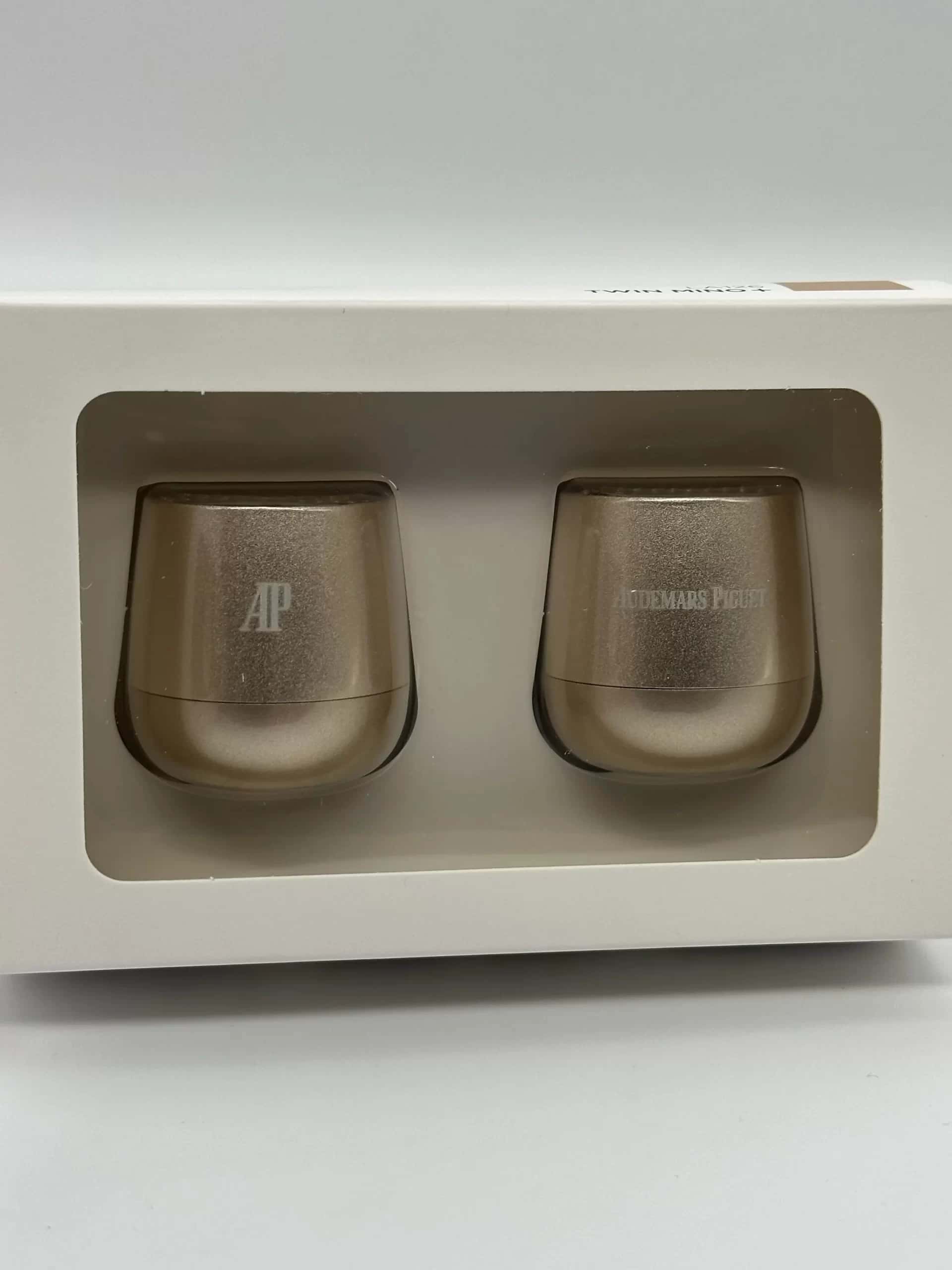 Lexon Twin Mino + Audemars Piguet Wirelessly Rechargeable Bluetooth Speaker Set